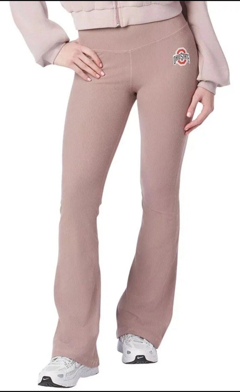 Certo Women's Sizes Ohio State Buckeyes Pink Flare Leggings